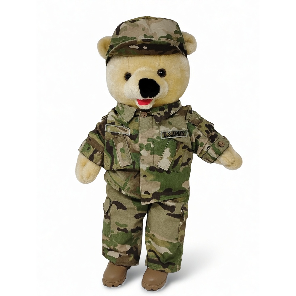 Bear Forces of America US Army Teddy Bear 1989 20 inch Plush Retro Gorpcore Toy